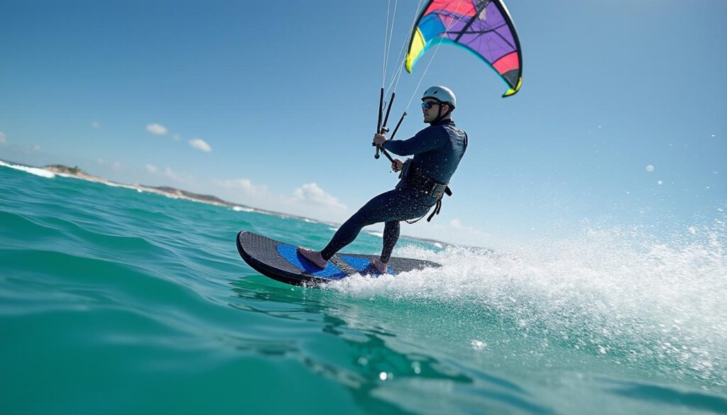 Kite Foil: Todo sobre Kitefoil y Cómo Volar sobre el Agua 3 scopri tutto sul kite foil, la guida completa per imparare a volare sull'acqua con il kitefoil. tecniche, consigli e attrezzature per appassionati di kitesurf.