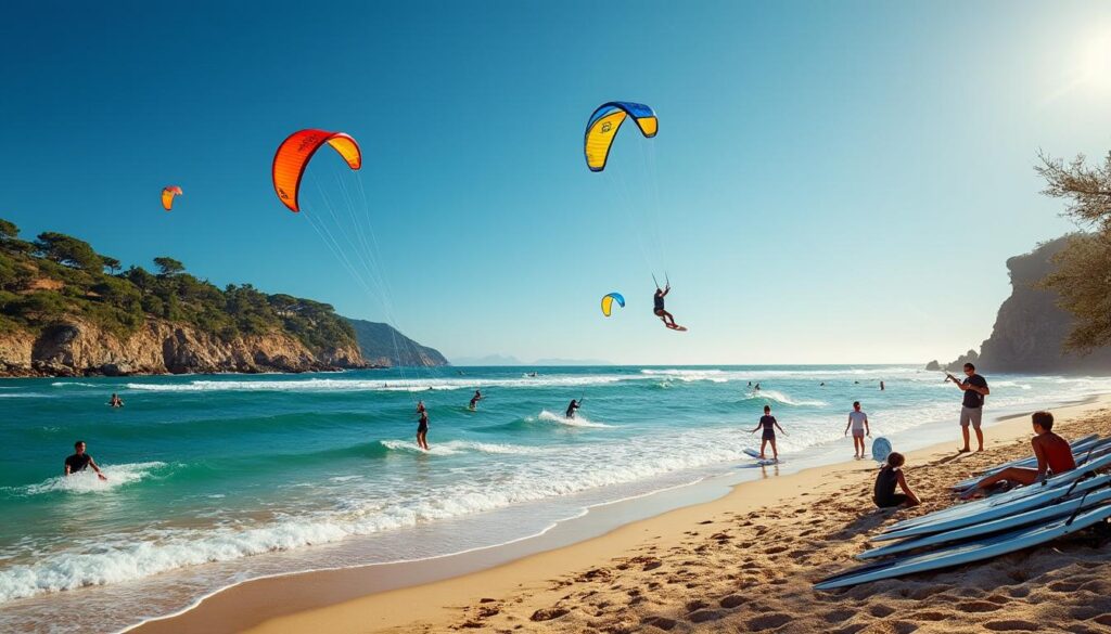 scopri i migliori spot di kitesurf e surf in toscana, con informazioni su scuole professionali e le stagioni ideali per praticare questi sport acquatici.