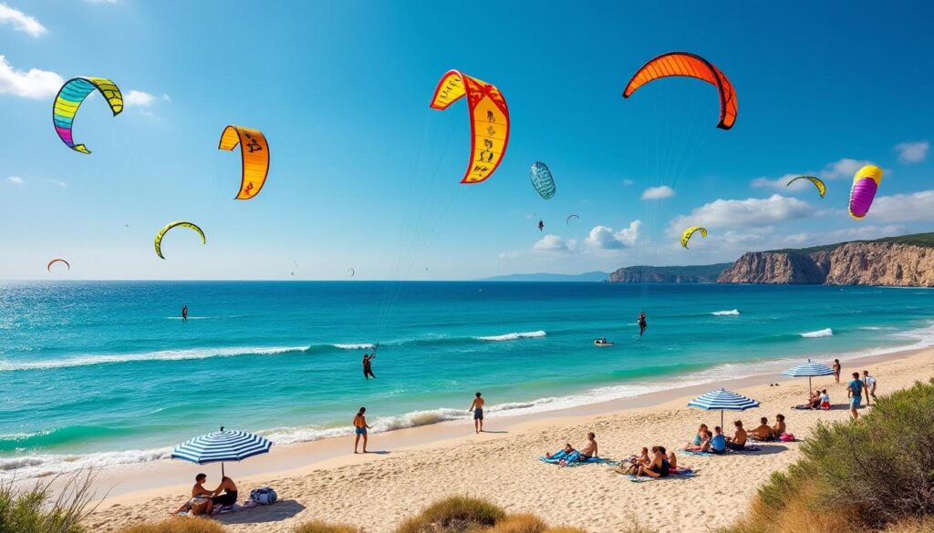 scopri il kitesurf nel salento: i migliori spot, le scuole consigliate e tutto quello che devi sapere prima di venire per vivere un'esperienza indimenticabile.