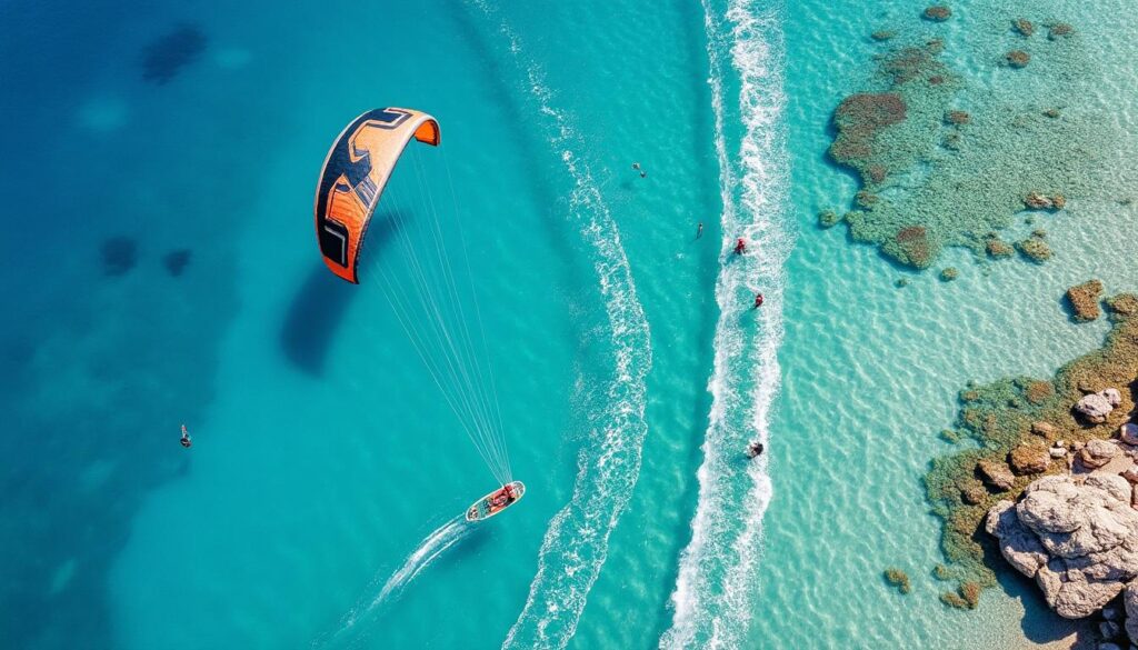 scopri i migliori spot di kitesurf in sardegna, un'isola paradisiaca per gli amanti degli sport acquatici con vento costante e paesaggi mozzafiato.