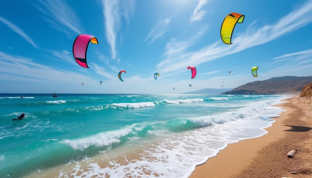 scopri porto pollo, lo spot leggendario per il kitesurf nella sardegna nord, famoso per i suoi venti costanti e acque cristalline, ideale per tutti i livelli di esperienza.