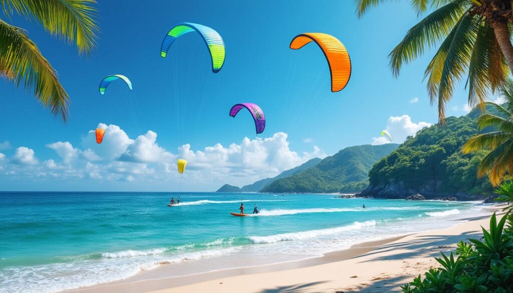 scopri i migliori spot per il kitesurf a bali e la stagione ideale del vento per vivere un'esperienza indimenticabile sull'isola degli dei.