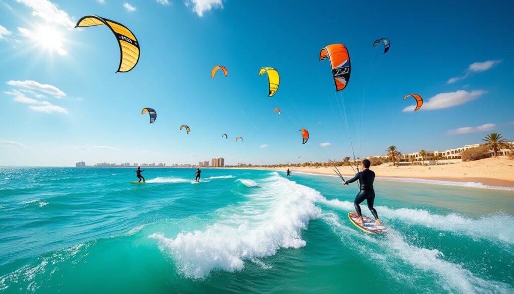 scopri il kitesurf in egitto: le migliori spot del mar rosso, sharm el-sheikh e hurghada per esperienze indimenticabili sulle acque cristalline.