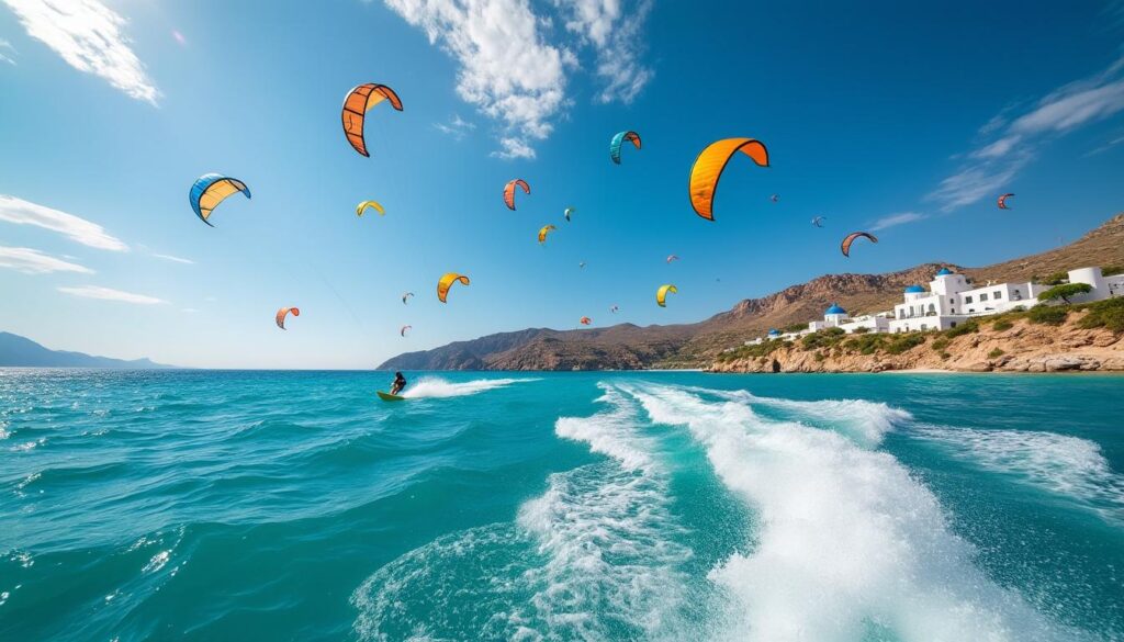 scopri le migliori isole della grecia per il kitesurf e vivi l'emozione di volare sulle acque cristalline con venti perfetti e paesaggi mozzafiato.